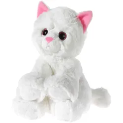 Heunec - Friends4ever - Glitter Kitty - Katzen-Baby weiß, 24cm