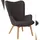 CLP Lounger Durham Stoff dunkelgrau