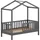 58 aufm Kessel JUNIORBETT Karie 148x151x76 aus Massivholz in Anthrazit | Gr.: onesize