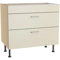 kochstation Kochfeldumbauschrank KS-Lucy 90 x 58,1 x 87 cm Beige