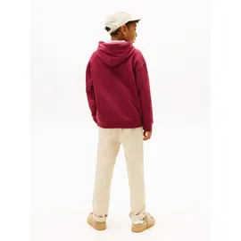 Tommy Hilfiger Regular fit Hoodie aus Baumwoll-Mix, Bordeaux, 176