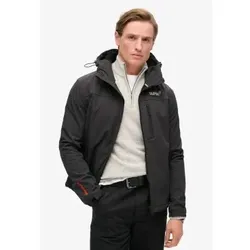 Superdry für Herren. M5011924A Ripstop Softshell Trekker Jacke schwarz (L), Lässig, Nylon