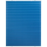 Lichtblick Plissee Haftfix, ohne Bohren blau 80 cm x 130 cm (B x L)