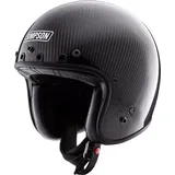 Simpson Chopper Carbon Jethelm - Schwarz - S