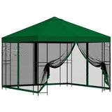 vidaXL Garten Pavillon 3 x 3 m inkl. 4 Seitenteile Grün