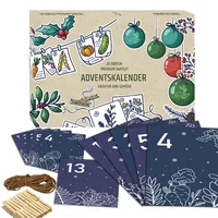 Saatgut ADVENTSKALENDER 2025-24 PREMIUM GEMÜSE und KRÄUTER. Adventskalender mit Liebe verpackte Samen für Frauen, Männer und Kinder. GESCHENKIDEE- Pflanzensamen Weihnachtskalender zum selber Basteln.