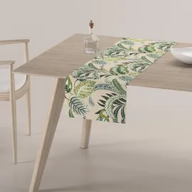 Dekoria Tischläufer, Grün, Beige, Textil, 40x130 cm, Oeko-Tex®, Wohntextilien, Tischwäsche, Tischläufer