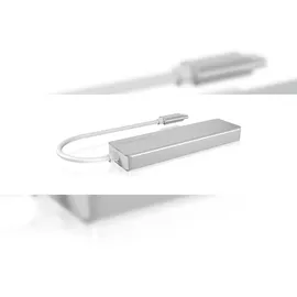 Icy Box IB-HUB1413-CR USB Hub Silber
