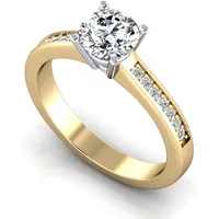 Verlobungsring VR05 750er Gelb-/Weiflgold - 3256