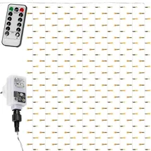Voltronic Lichtervorhang LED 6x3 m warmweiß