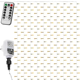Voltronic Lichtervorhang LED 6x3 m warmweiß