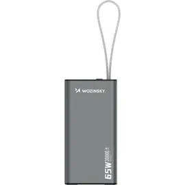 wozinsky Powerbank K65+ 65W 30000mAh 2x USB-C, 1x USB-A 65W - schwarz