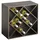 KESPER Weinflaschen-Regalsystem 50 x 50 x 25 cm Braun