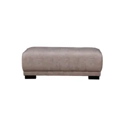 Hocker HOME AFFAIRE "Langeland", grau (taupe), B:120cm H:47cm T:70cm, 100% Polyester, Hocker, passend zur Serie "Langeland"