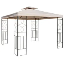 Haushalt Pavillon 3 x 3 m beige
