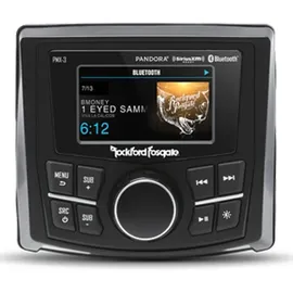 Rockford Fosgate Marine Source Unit PMX-3 Headunit Receiver Bluetooth USB