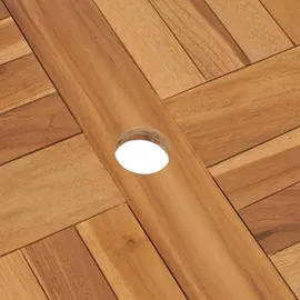 vidaXL Gartentisch Klappbar 85 x 76 x 76 cm Braun