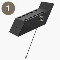 Artemide Kopf für Tizio 50 - Ersatzteil, Kopf - schwarz