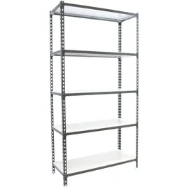 Proregal Schwerlastregal Big Metal Shark HxBxT 200 x 120 x 30 cm Fachlast 200 kg Anthrazit-Weiß