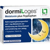 Dr. Loges dormiLoges Melatonin plus Tryptophan Filmtabletten 60 St.