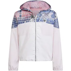 adidas Windbreakerjacke Dance Windbreaker weiss/royalblau Mädchen