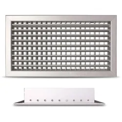 Lenklamellengitter CasaFan ALG-D und ALG-O Aluminium