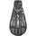 Beliani Laterne Bambus 39 x 77 x 39 cm onesize schwarz