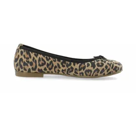 Ca'Shott "Ca'Shott Ballet flats CASELVIRA", Damen, Gr. 37, Normalschaft, leopard print, Obermaterial: 100% Leder, Schuhe Ballerina
