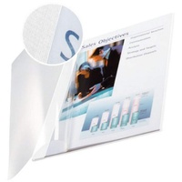Leitz Buchbindemappe impressBIND A4 Softcover, 10.5mm, weiß/transparent, 10er-Pack (74140001)