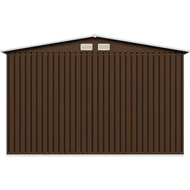 vidaXL Geräteschuppen 2,57 x 2,05 m braun