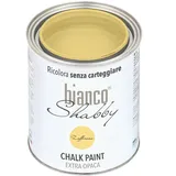 bianco Shabby® Zafferano (Safran) - (1 Liter) Chalk Paint Kreidefarbe auf Wasserbasis für alle Oberflächen – geruchsneutral, einfach zu verarbeiten, extra matt