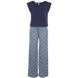 LASCANA Overall Damen blau bedruckt Gr.44