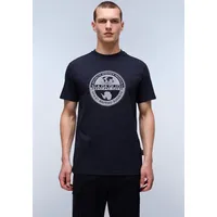 Napapijri Bollo Kurzarm-t-shirt - Blue Marine M