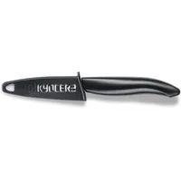 KYOCERA Kitchen Products KYOCERA Klingenschutz BG-075 optimaler Messerschutz für Keramikmesser, Keramikklingen. Geeignet für Klingen bis 7,5 cm Länge. Aus Kunststoff. Schwarz.