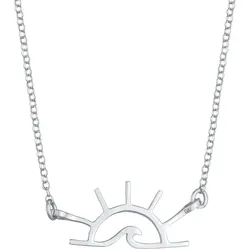 Elli Halskette Sonnenaufgang Meere Wellen Motiv Sommer 925 Silber silberfarben Damen 
