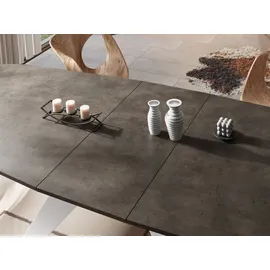 WFL GROUP Fatina 180 x 76 x 90 cm dunkelgrau