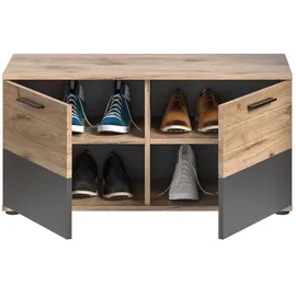 xonox.home Mason 90 x 51 x 37 cm basaltgrau / grau