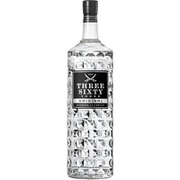 THREE SIXTY VODKA - ORIGINAL | 6l | Diamond filtrated Vodka | In der einzigartigen Magnum-Facettenschliff-Flasche im spektakulären Großformat | 37,5 % vol.