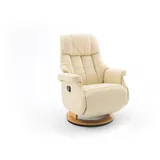 iNNoSeat MCA Furniture CALGARY COMFORT Relaxer Relaxsessel Fernsehsessel L manuell - versch. Farben - Creme/Natur