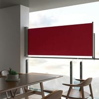 vidaXL Ausziehbare Seitenmarkise 100 x 300 cm rot 48342