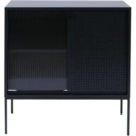 Mendler Highboard 85 x 80 x 45 cm Schwarz