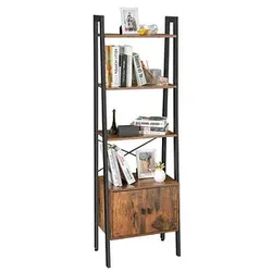 VASAGLE Regalschrank, LLS47BX braun 56,0 x 34,0 x 173,0 cm 6955880358311 VASAGLE