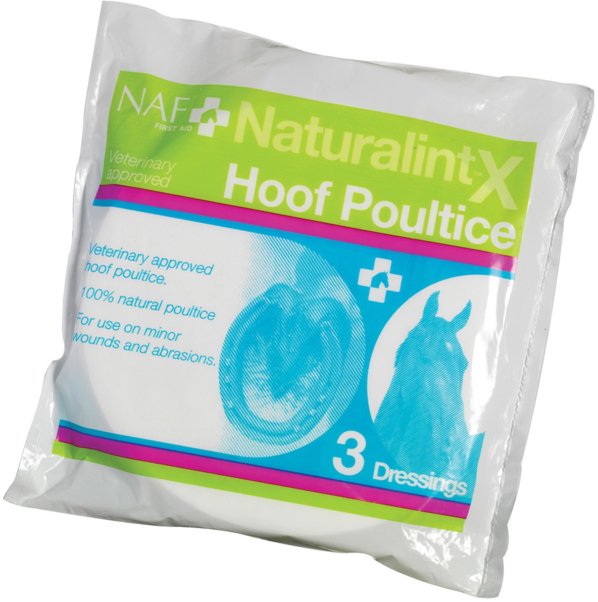 NAF Naturalintx Poultice Huf Wundauflage 3er Pack