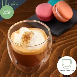 Bambuswald Kaffeeglas 0,24 l