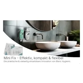 Blanc HYGIENIC Grobreiniger für stärkere Verschmutzungen, natürlich, enorm ergiebig im Mini Fix-System 12x300 ml