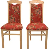 Moebel-direkt-online möbel direkt online 4-Fuß-Polsterstuhl 2Stühle