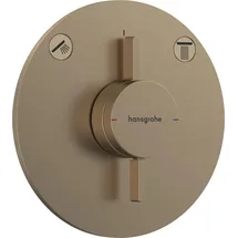 Hansgrohe DuoTurn S Mischer Unterputz, 2 Verbraucher, brushed bronze