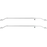 Trutzholm 2X Alu-Bügel für Anhänger Flach-Planen verstellbar 1065-1480mm Planenstütze
