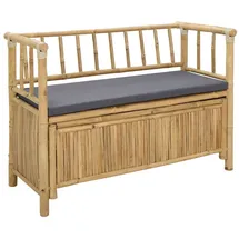 vidaXL Garten-Aufbewahrungsbank 110 x 47 x 80 cm Natur