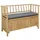 vidaXL Garten-Aufbewahrungsbank 110 x 47 x 80 cm Natur